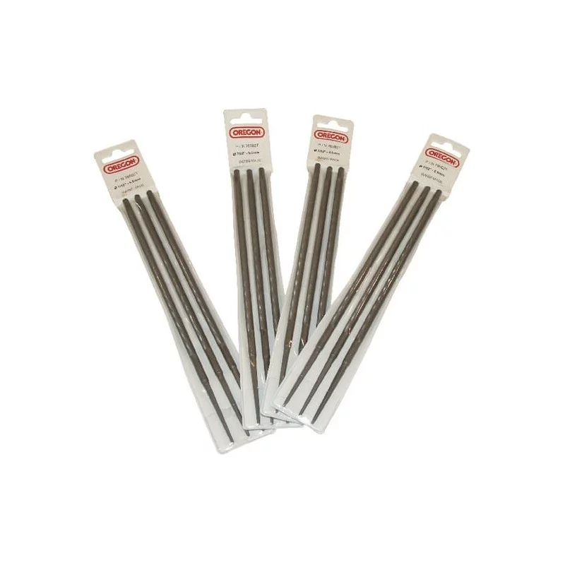 Limes rondes Oregon 70504T 4 mm pack 4x3 | LG Motoculture