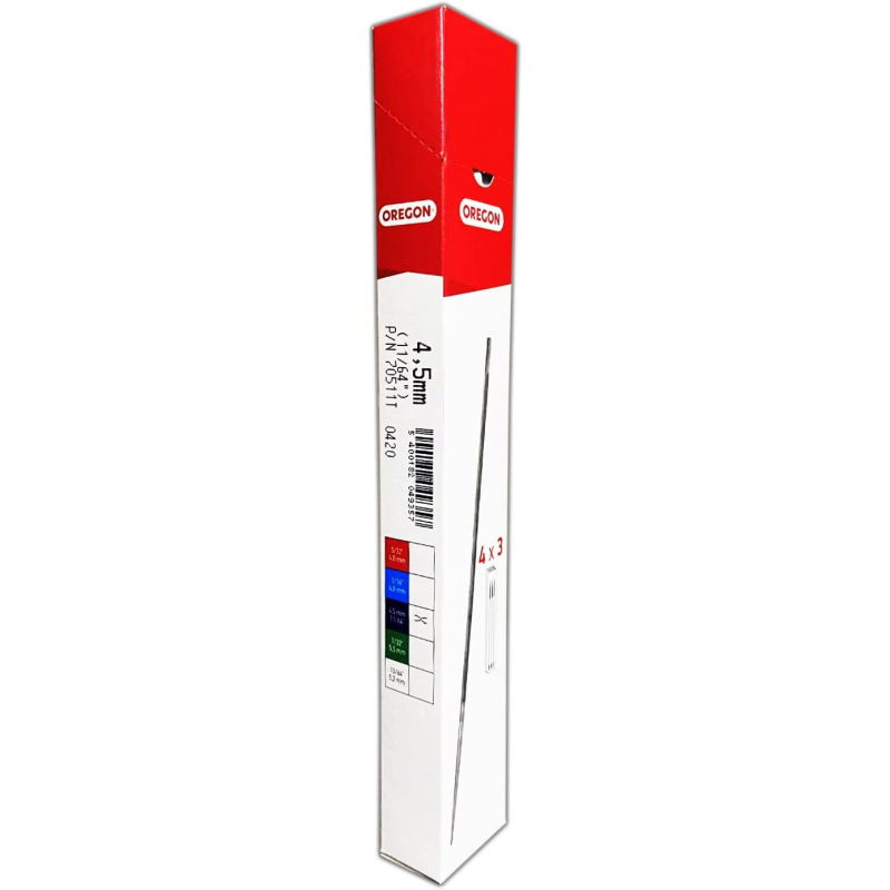 Limes rondes Oregon 70511T 4,5 mm pack 4x3 | LG Motoculture