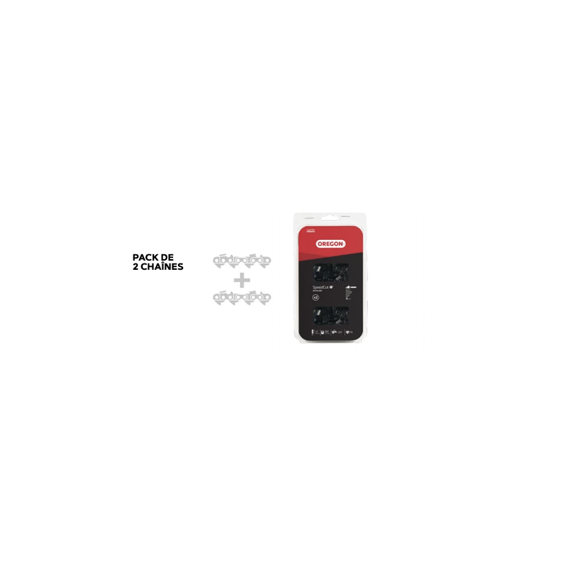 2 chaînes Oregon VersaCut 564439 12" 1,3 mm 44 maillons | LG Motoculture