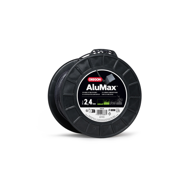 Fil débroussailleuse carré Oregon Alumax 109523E 2,4 mm 245 m | LG Motoculture