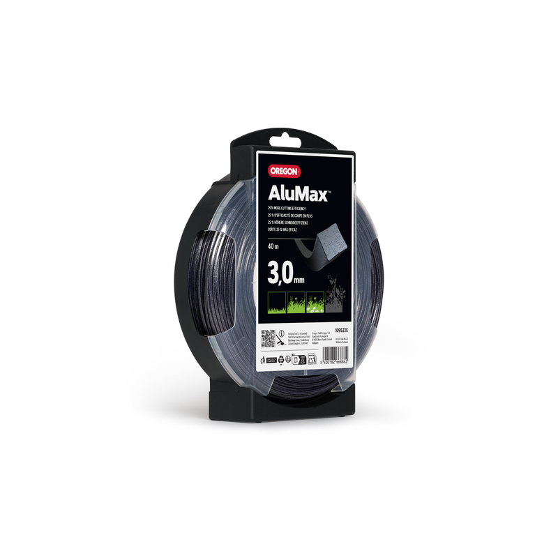 Fil débroussailleuse carré Oregon Alumax 109522E 3 mm 40 m | LG Motoculture
