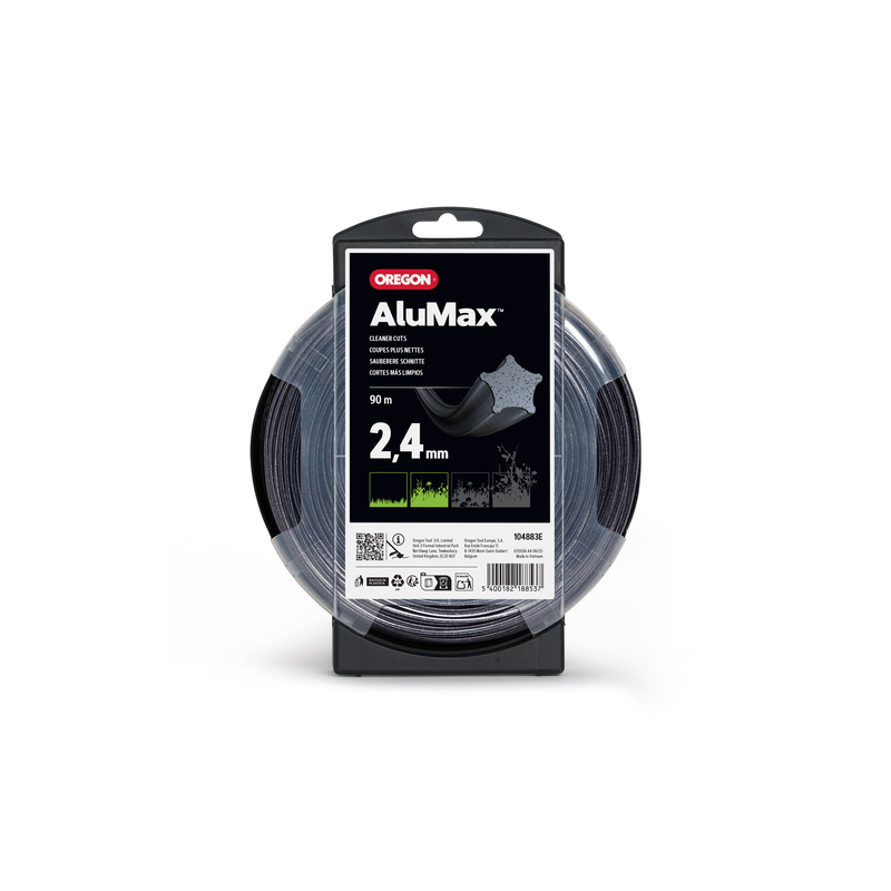 Fil débroussailleuse étoile Oregon Alumax Starline 104883E 2,4 mm 90 m | LG Motoculture