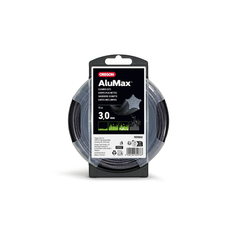 Fil débroussailleuse étoile Oregon Alumax Starline 110986E 3 mm 15 m | LG Motoculture