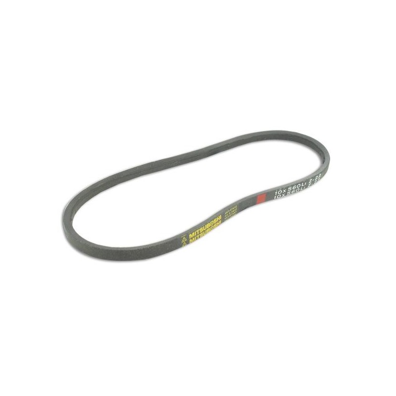 Courroie lisse série Z195 (section 10x6mm) Longueur ext: 540mm.