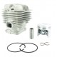 Cylindrée complète Ø: 50mm pour STIHL modèles 044 et MS440. Diamètre d\'axe: 12 mm