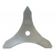 Lame professionnelle 3 dents 255x3mm alésage 25.4mm pour débroussailleuse.