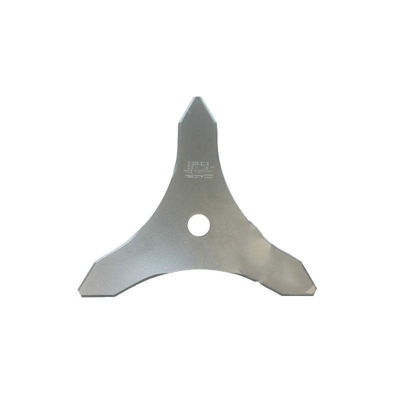 Lame professionnelle 3 dents 300x20x4mm pour débroussailleuse.