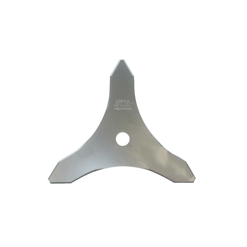 Lame professionnelle 3 dents 350x25.4x4mm pour débroussailleuse.