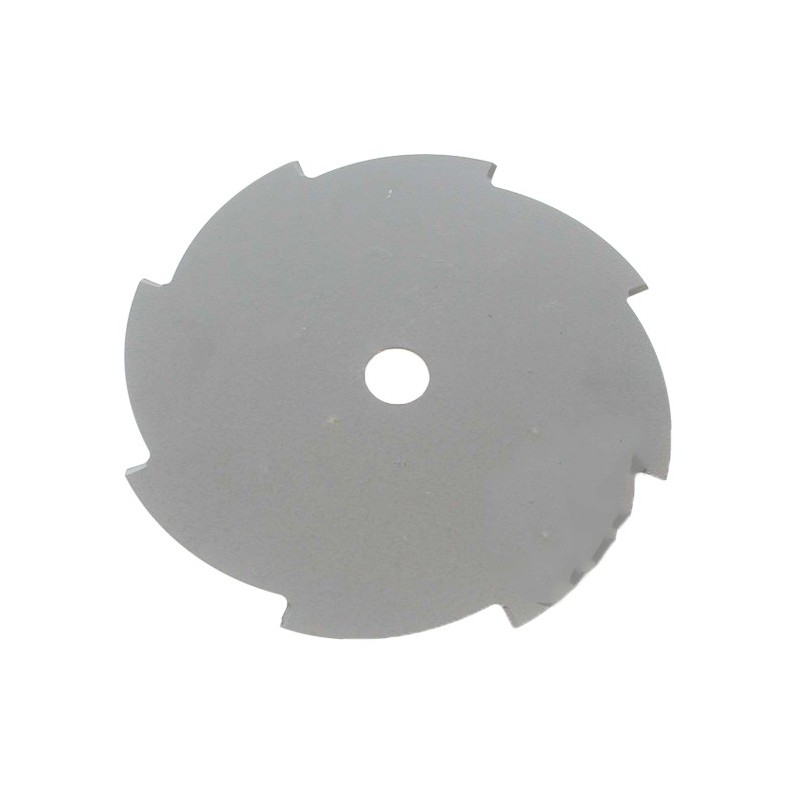 Lame plate 8 dents 250x20x1.4mm pour débroussailleuse.