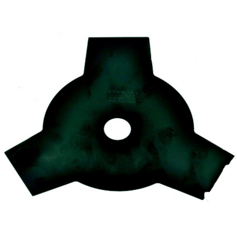 Lame 3 dents pleine 255x25.4x1.4mm pour débroussailleuse.