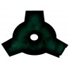 Lame 3 dents pleine 255x25.4x1.4mm pour débroussailleuse.