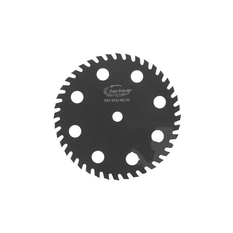 Lame Ergo-Schnitt 40 dents 255x1.6mm alésage 20mm pour débroussailleuse.