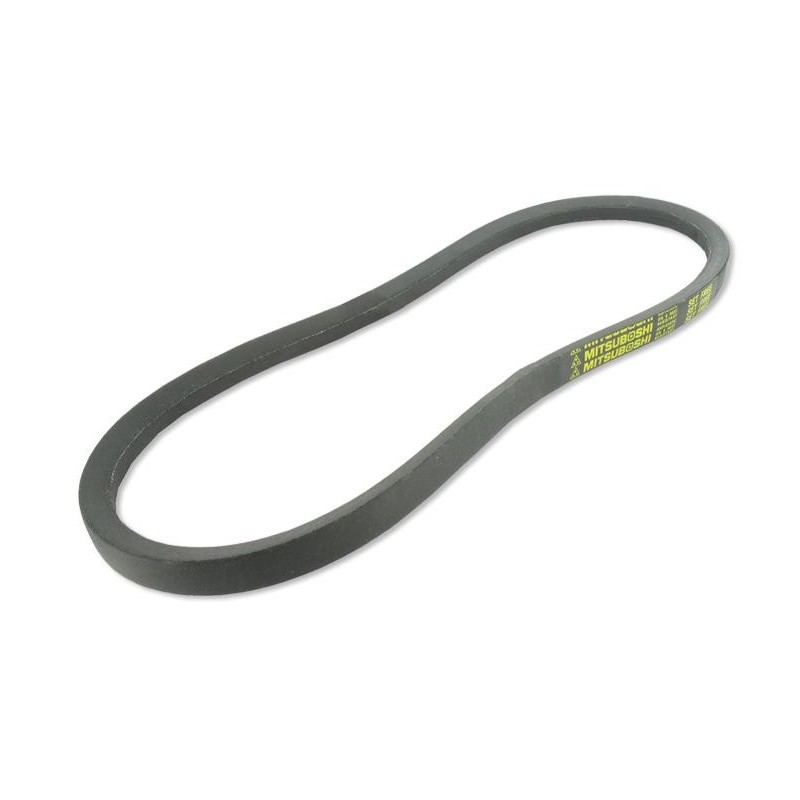 Courroie lisse trapézoïdale série A (section 13x8mm) Longueur ext: 875mm.