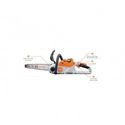 PACK MSA 70 C STIHL TRONÇONNEUSE À BATTERIE AVEC AK30 et chargeur AL101