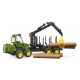 Porteur John Deere Forestier 02133  bruder