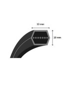 Courroies hexagonales AA