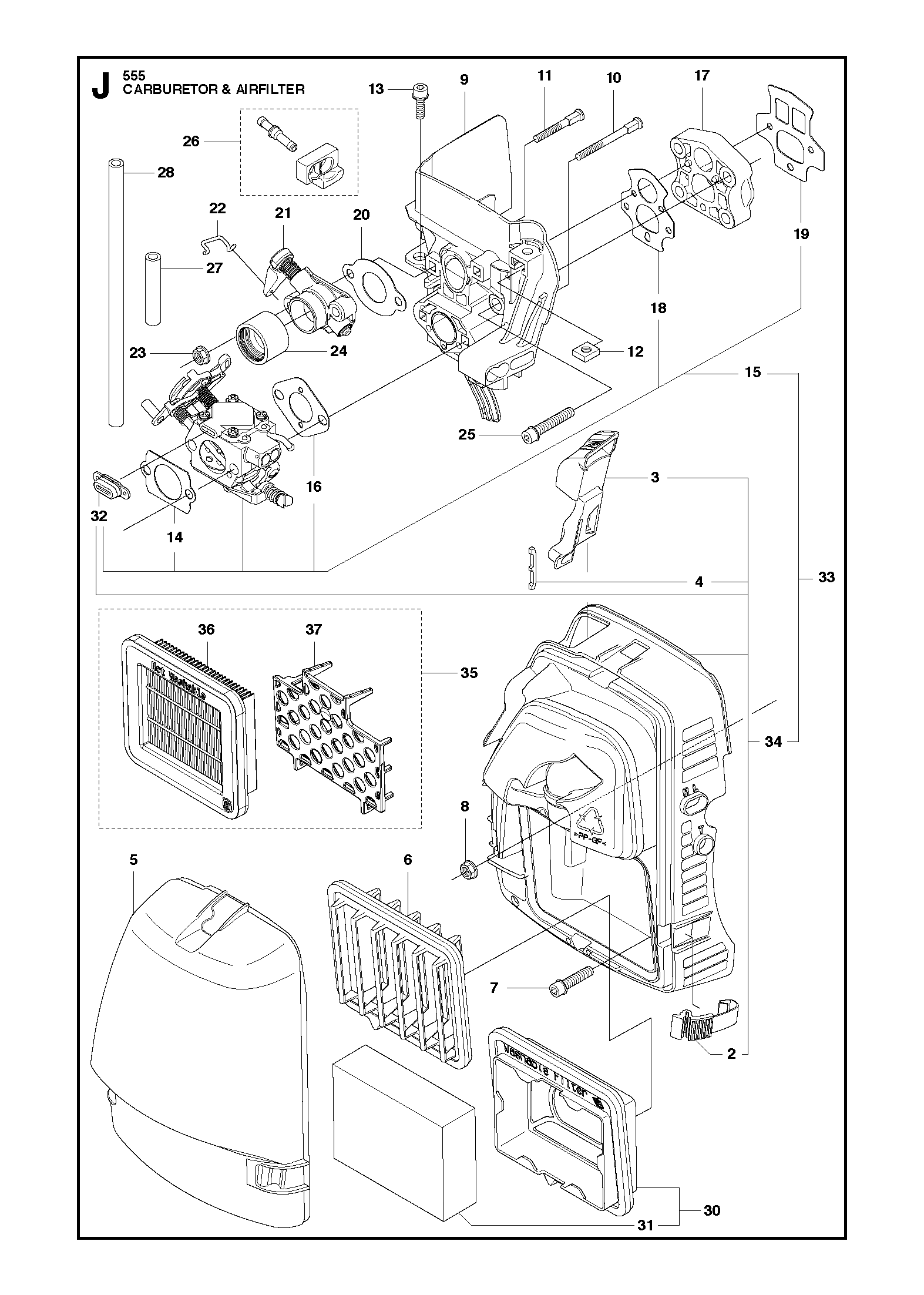 CARBURATEUR ET FILTRE À AIR