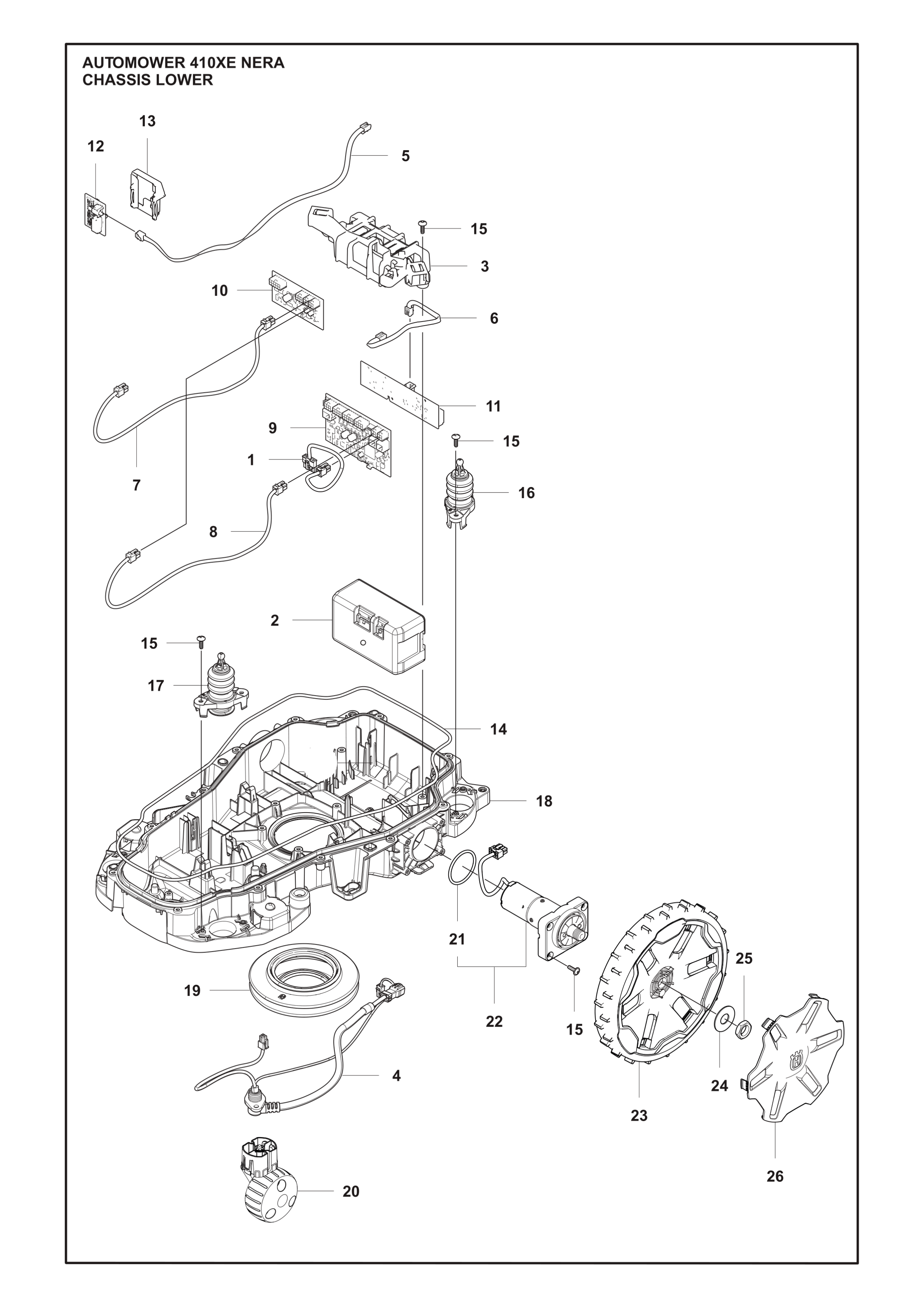 CHÂSSIS INFÉRIEUR