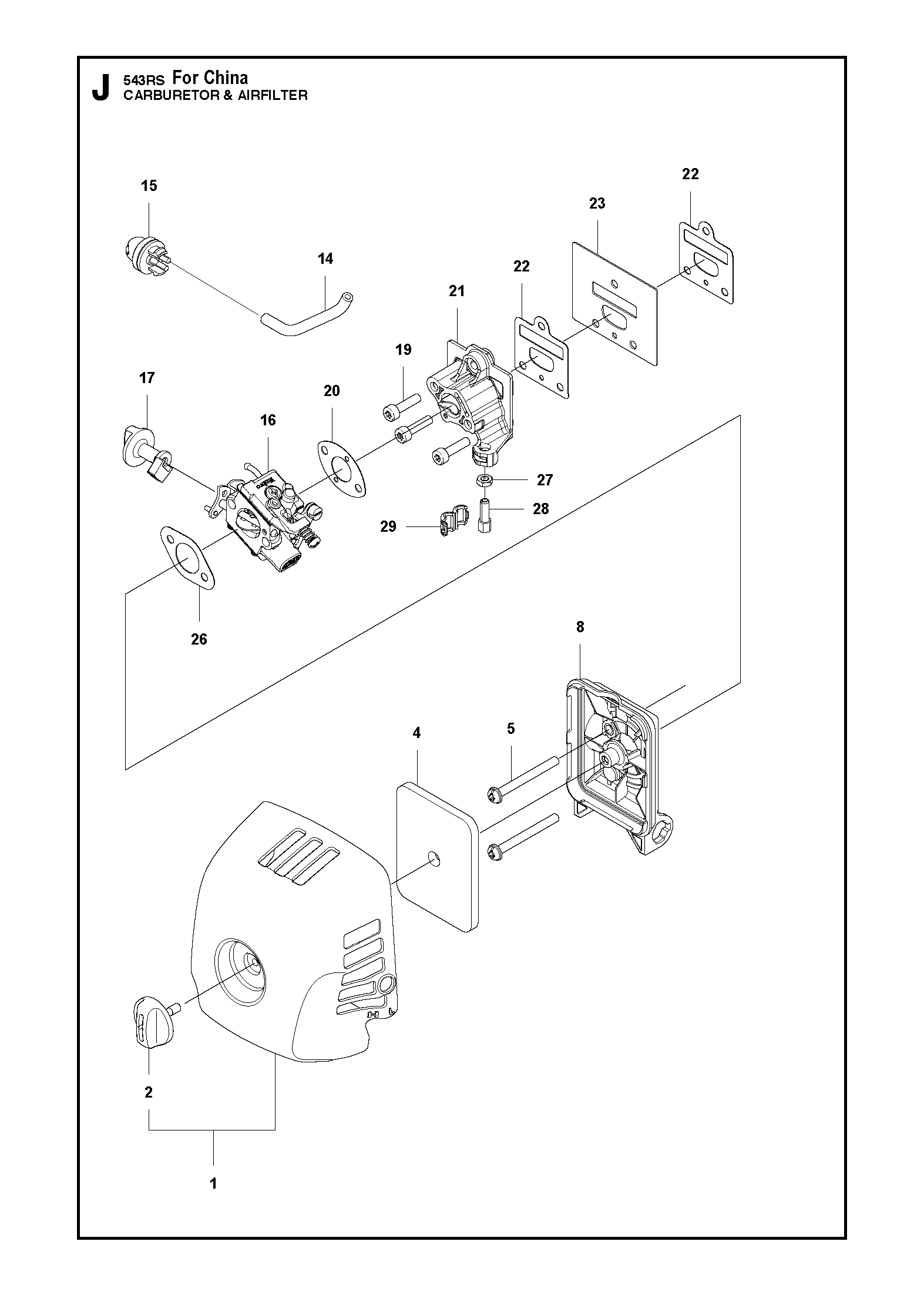 CARBURATEUR ET FILTRE À AIR