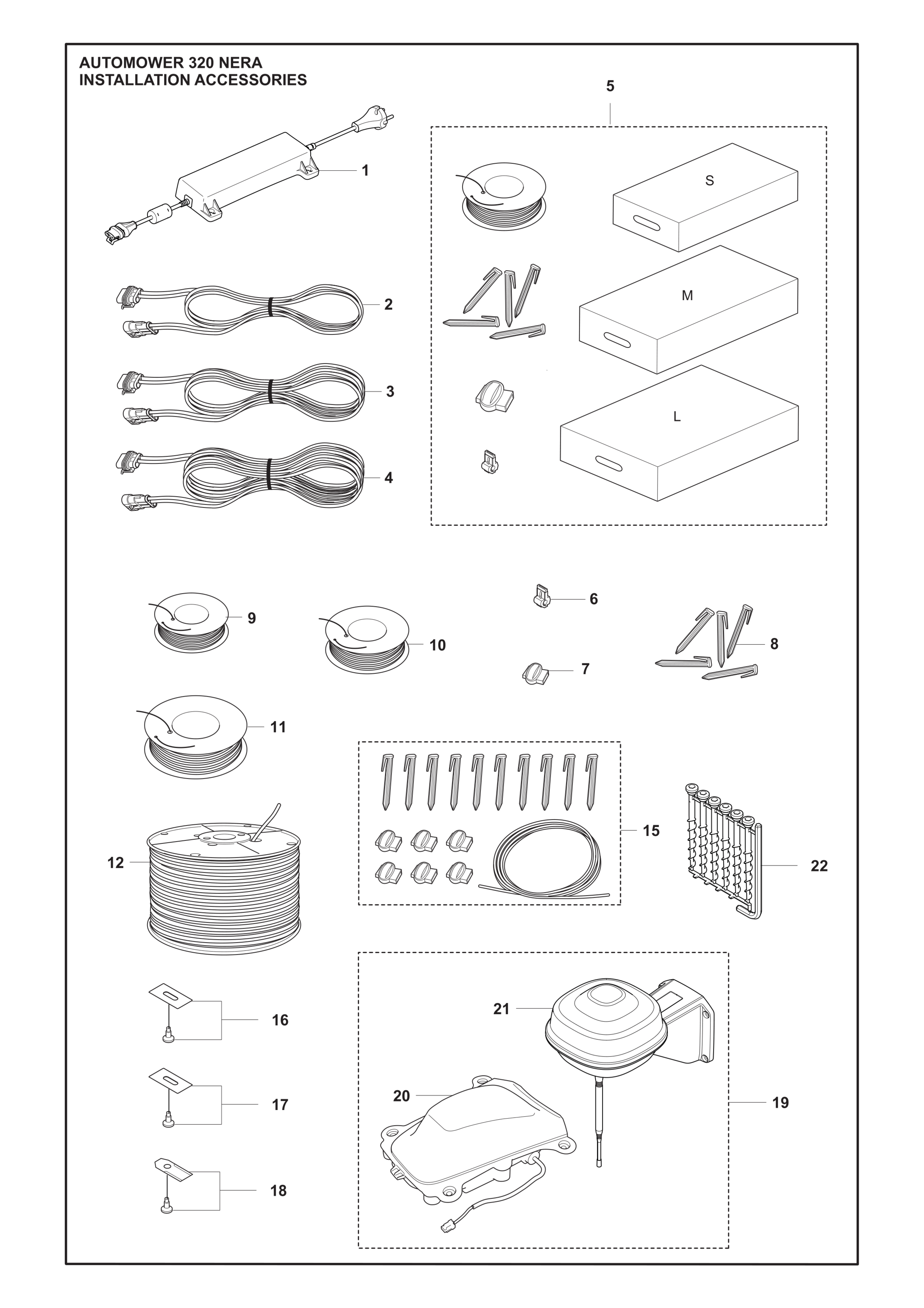 ACCESSOIRES D’INSTALLATION