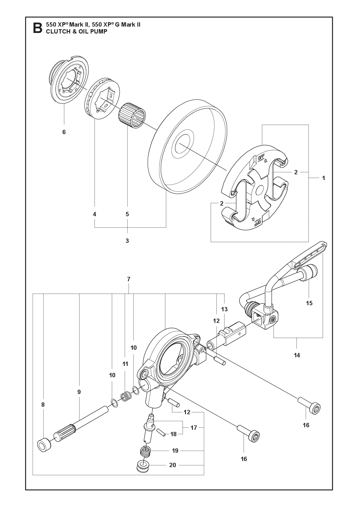 EMBRAYAGE ET POMPE À HUILE