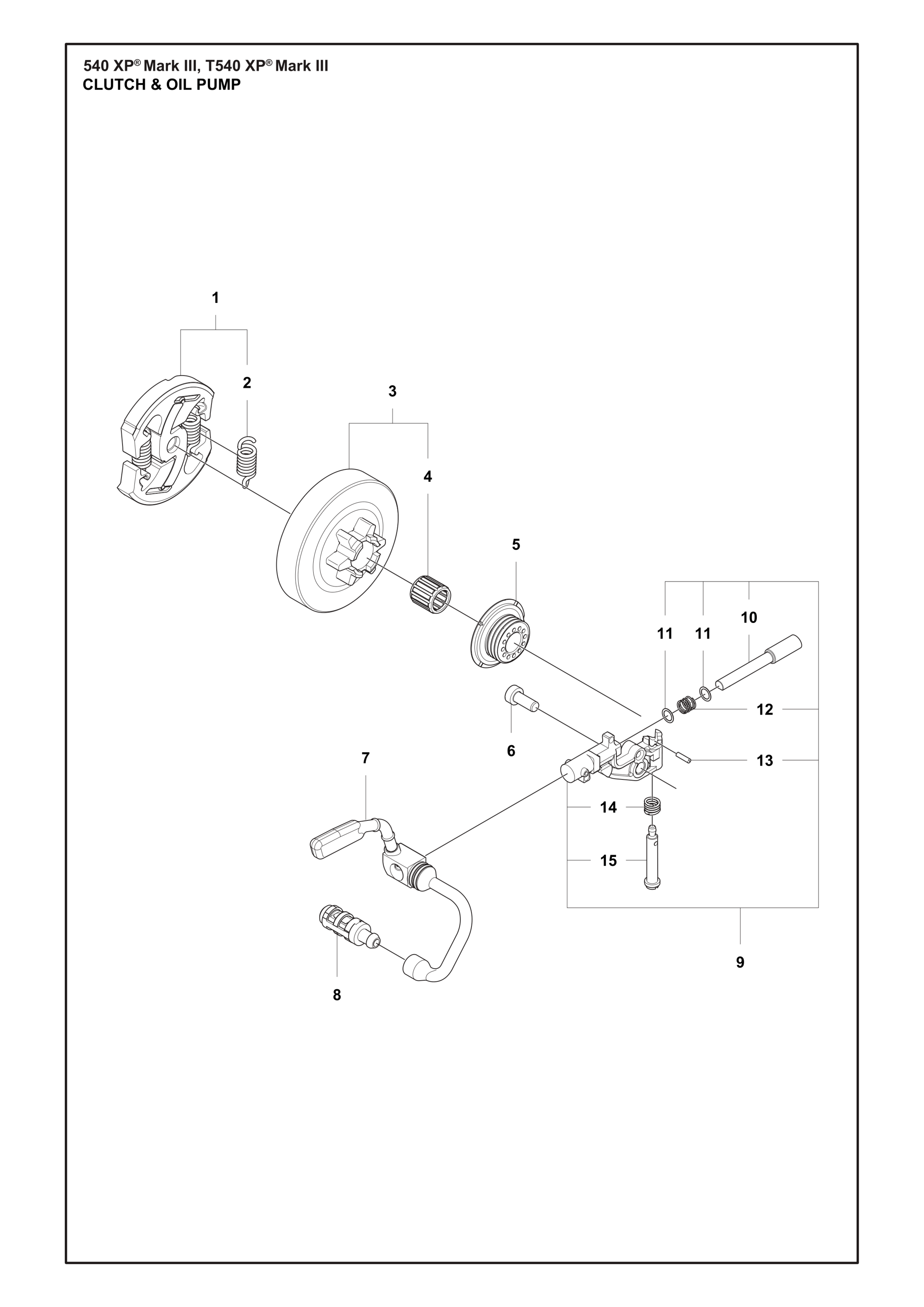 EMBRAYAGE ET POMPE À HUILE