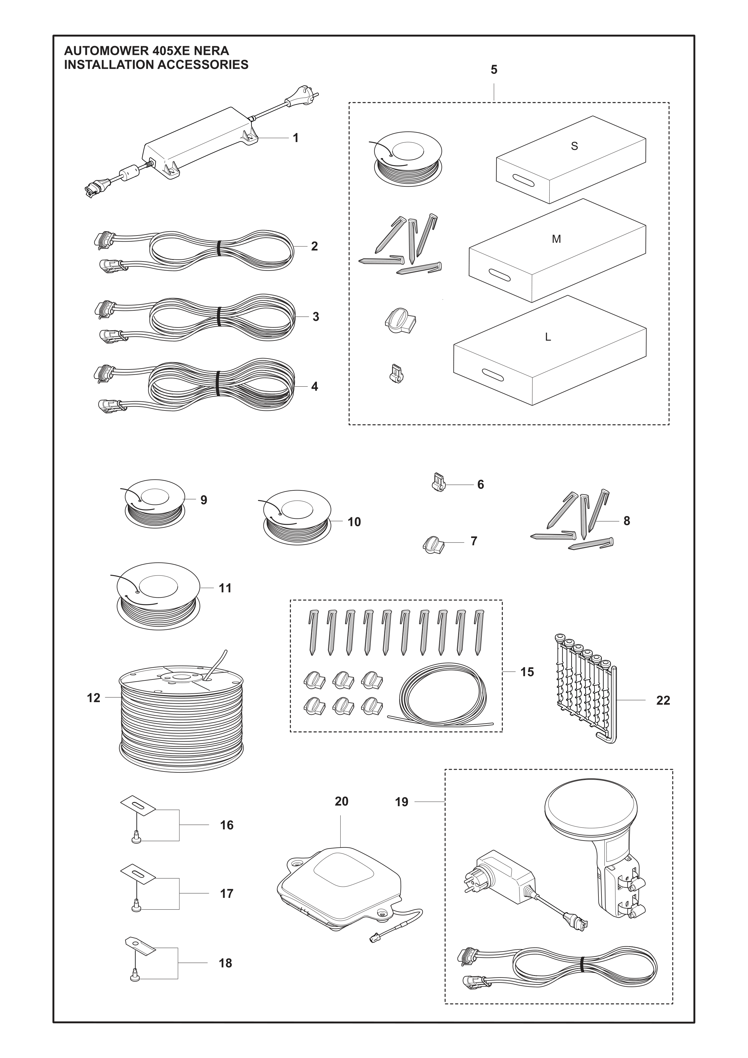 ACCESSOIRES D’INSTALLATION