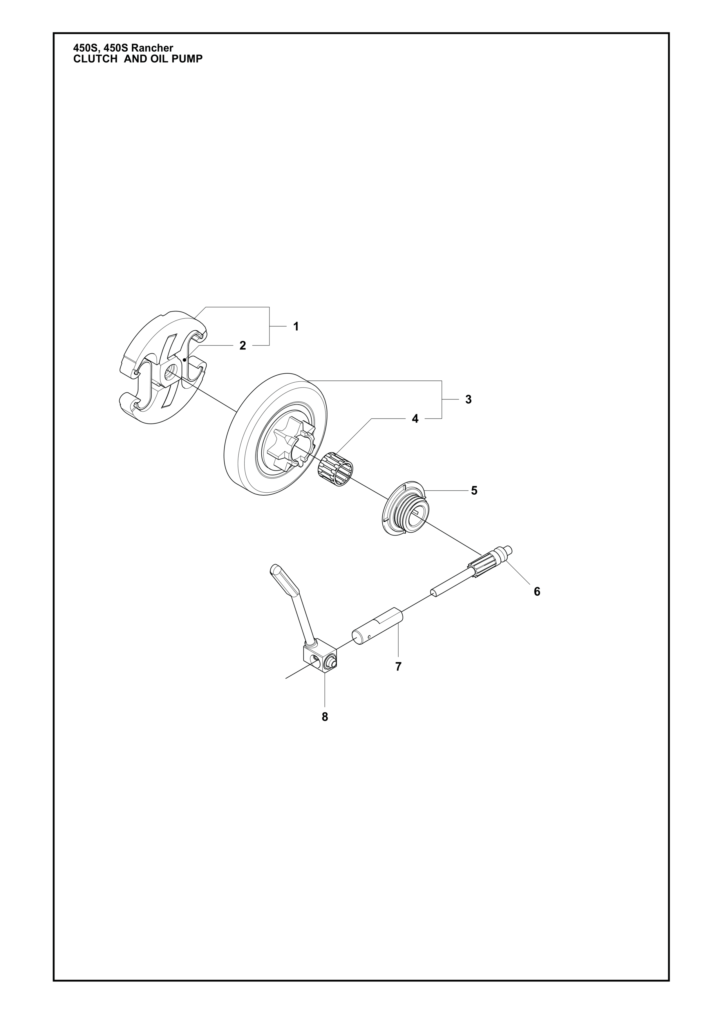 EMBRAYAGE ET POMPE À HUILE