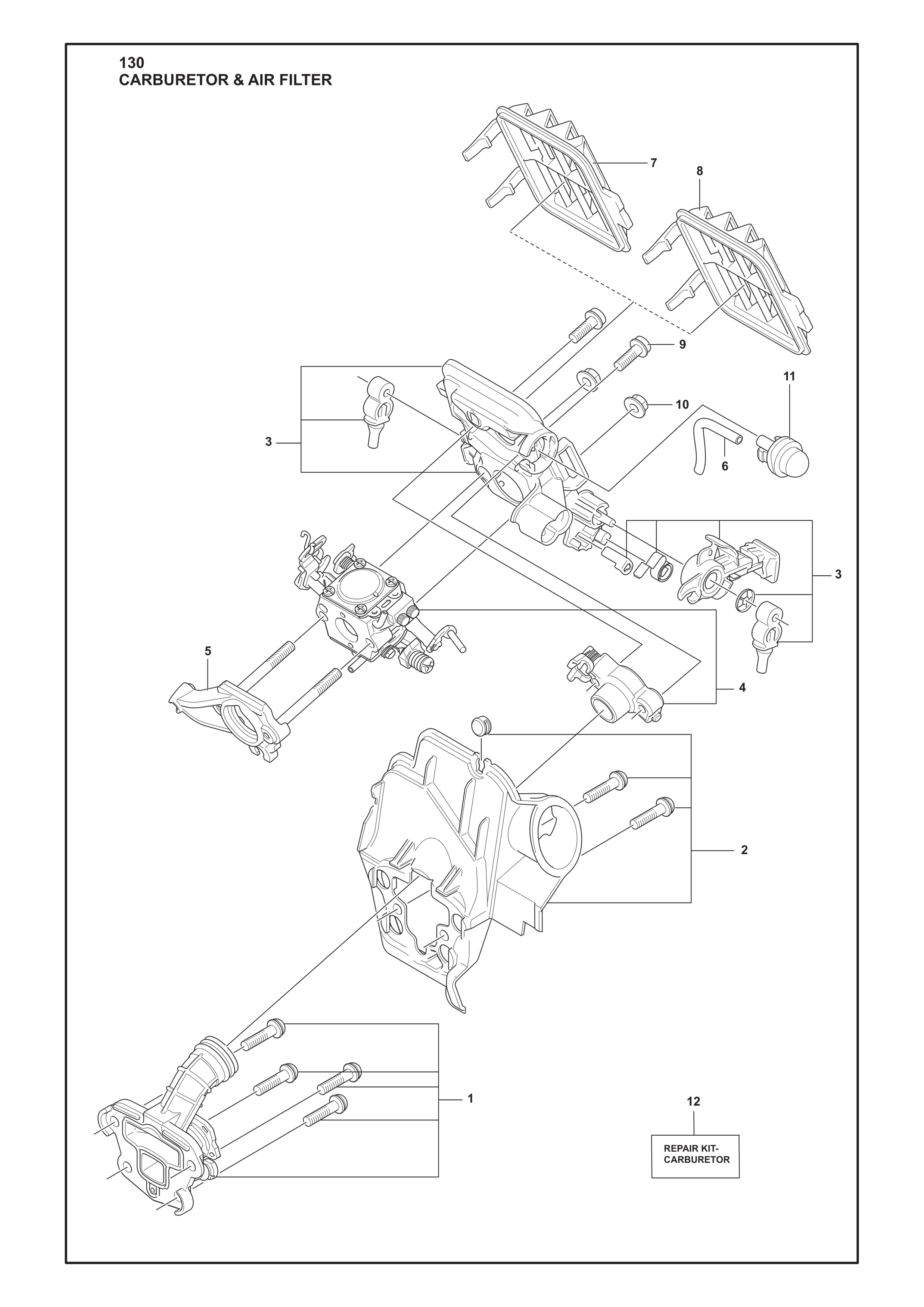 CARBURATEUR ET FILTRE À AIR