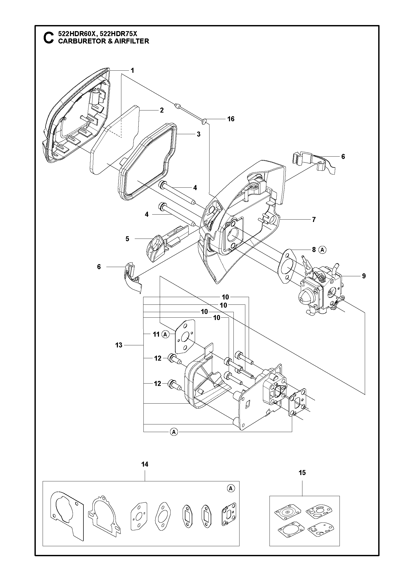 CARBURATEUR ET FILTRE À AIR