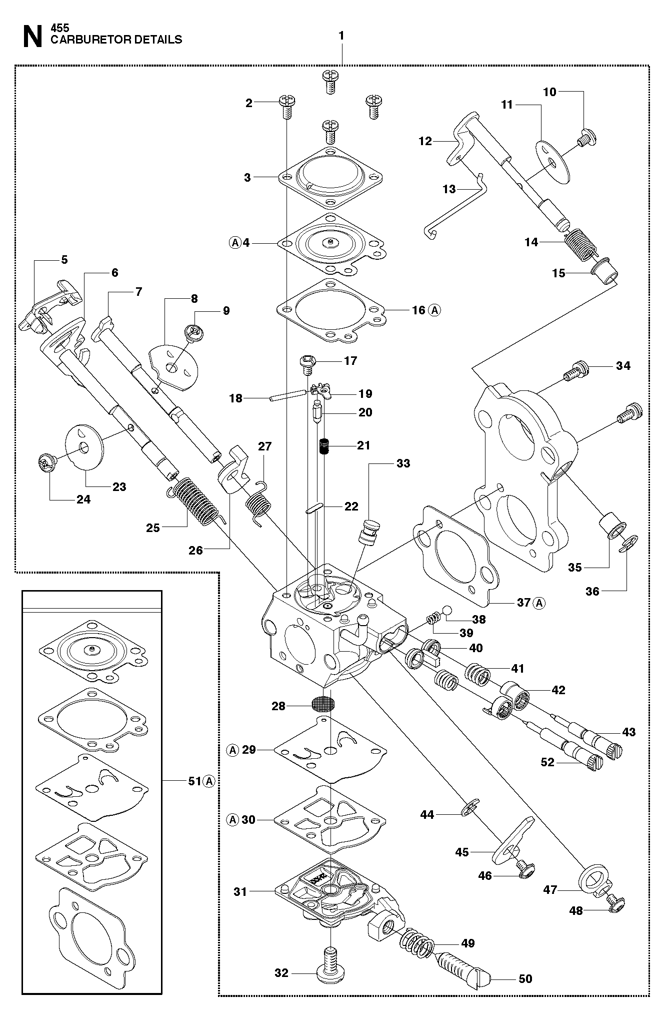 DÉTAILS DU CARBURATEUR