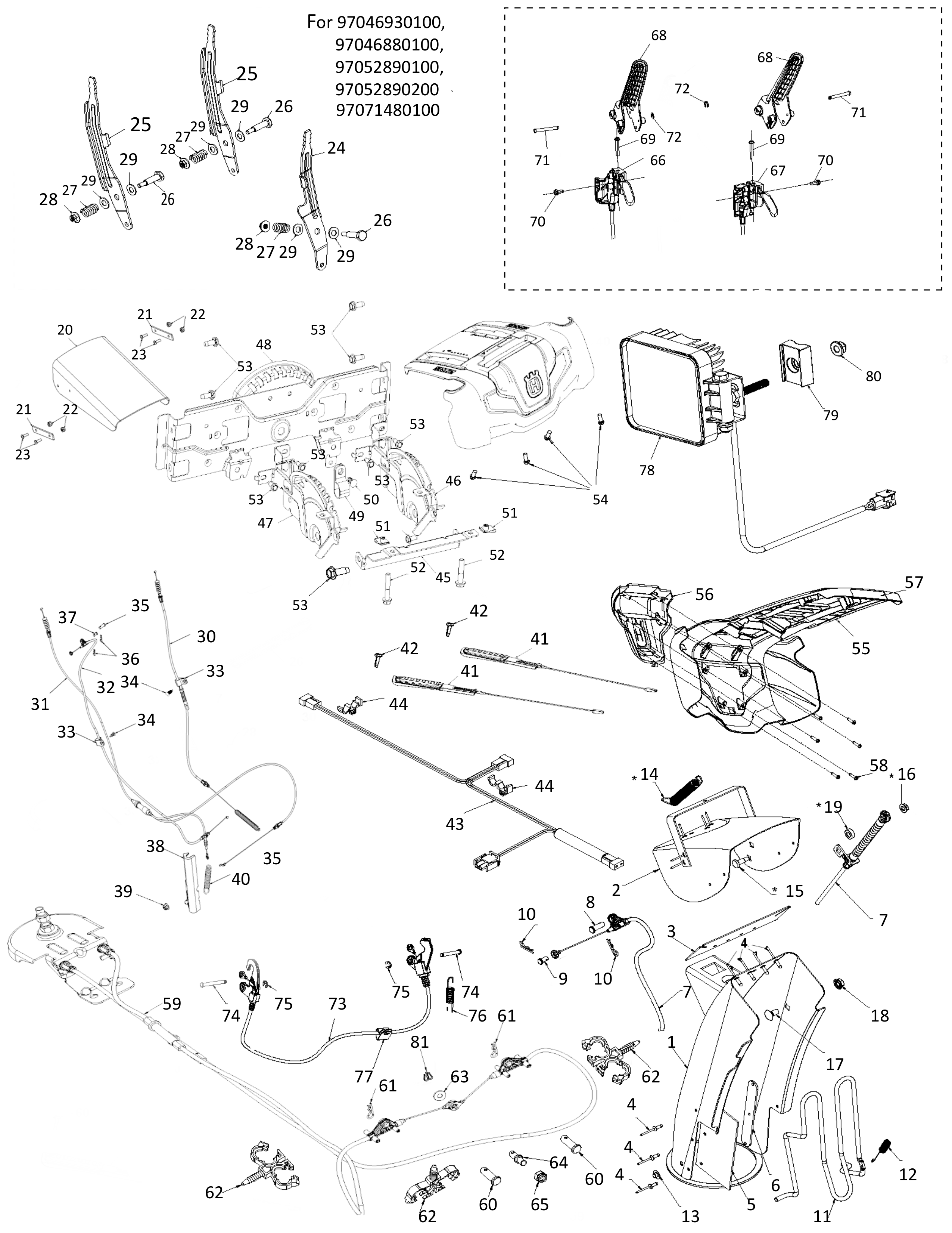 PANNEAU DE COMMANDE ET GOULOTTE D'ÉJECTION