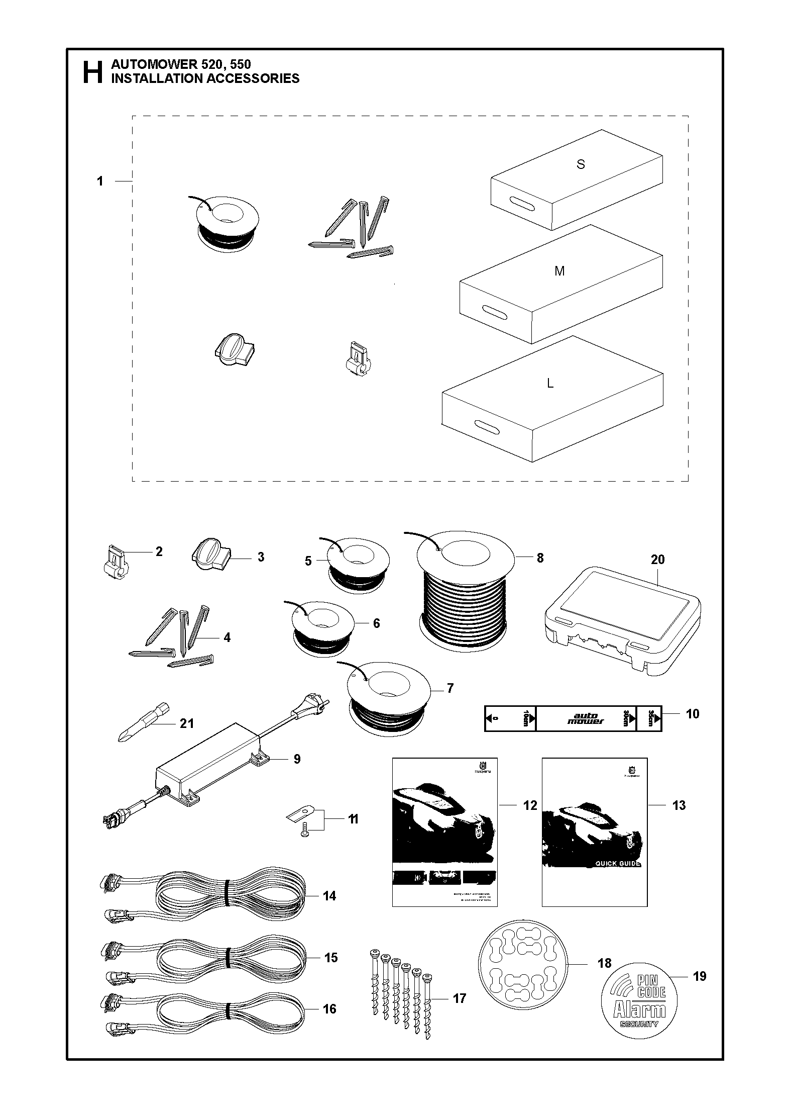 ACCESSOIRES D’INSTALLATION