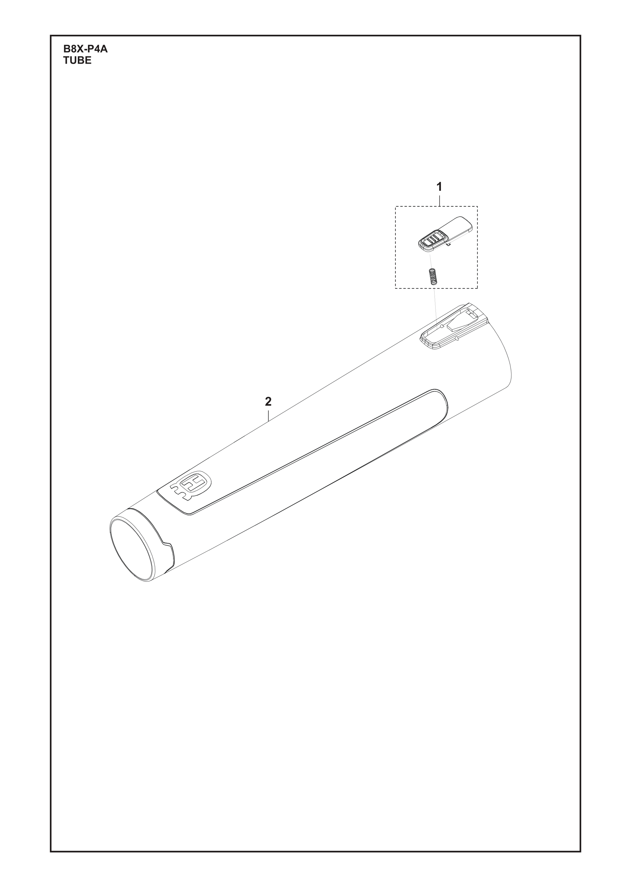 Husqvarna Aspire™ B8X-P4A — TUBE