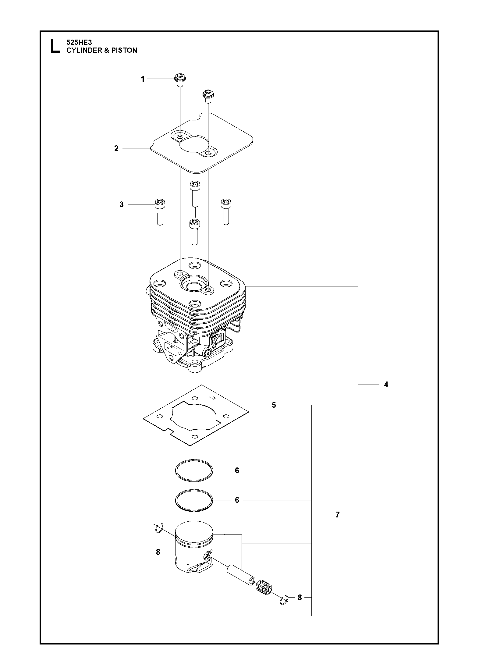 PISTON DE CYLINDRE