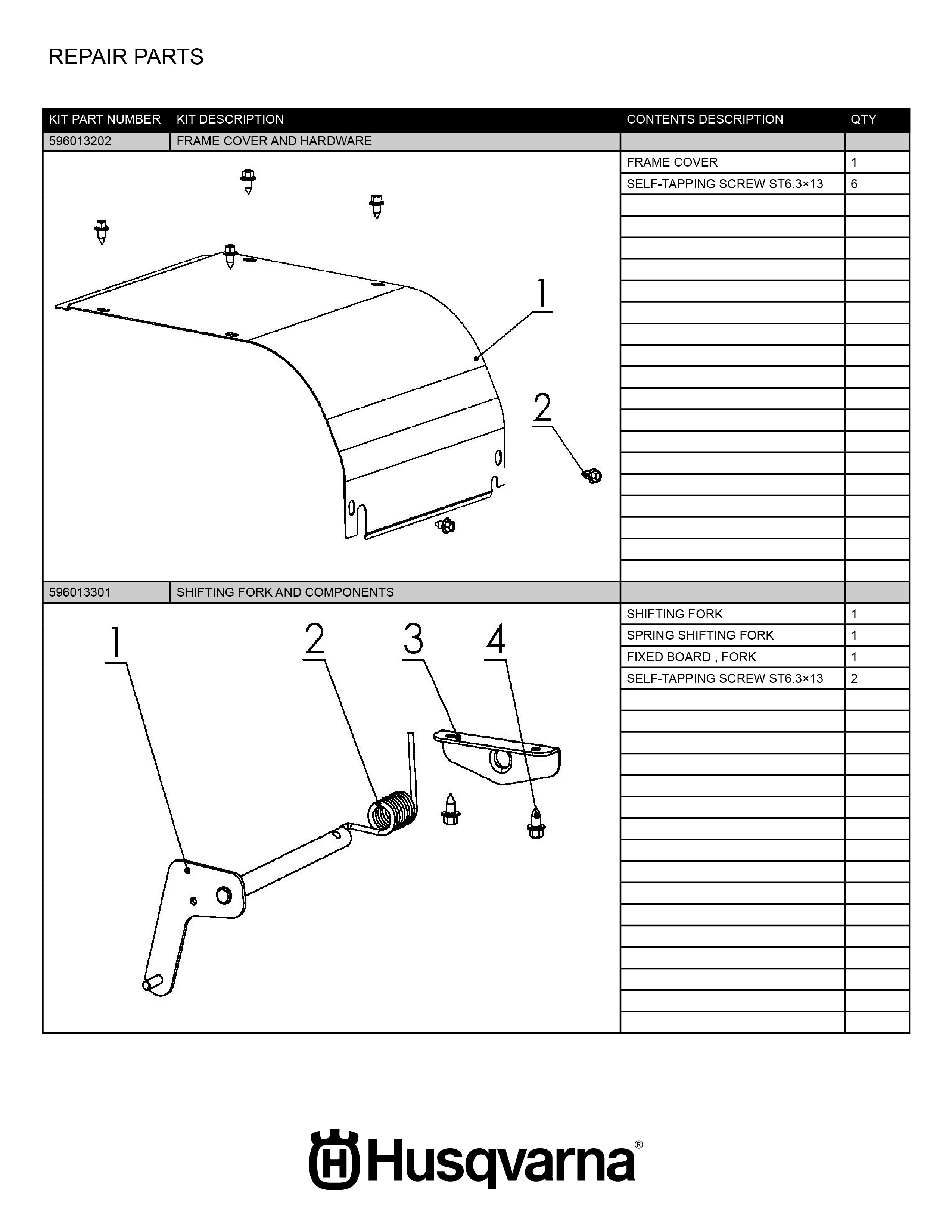 FRAME AND HOODS
