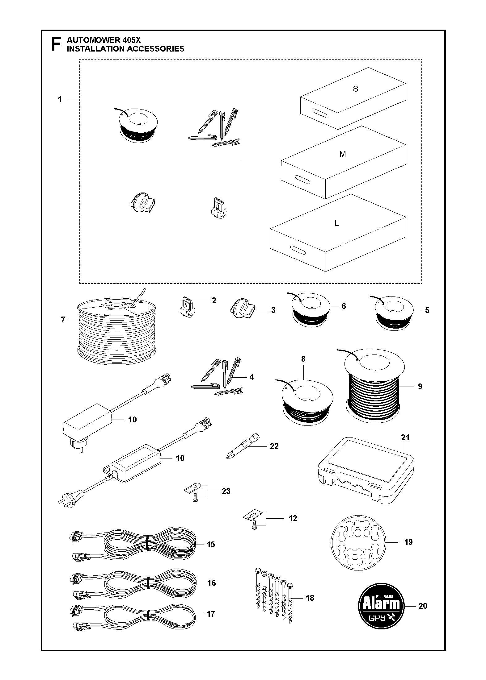 ACCESSOIRES D’INSTALLATION