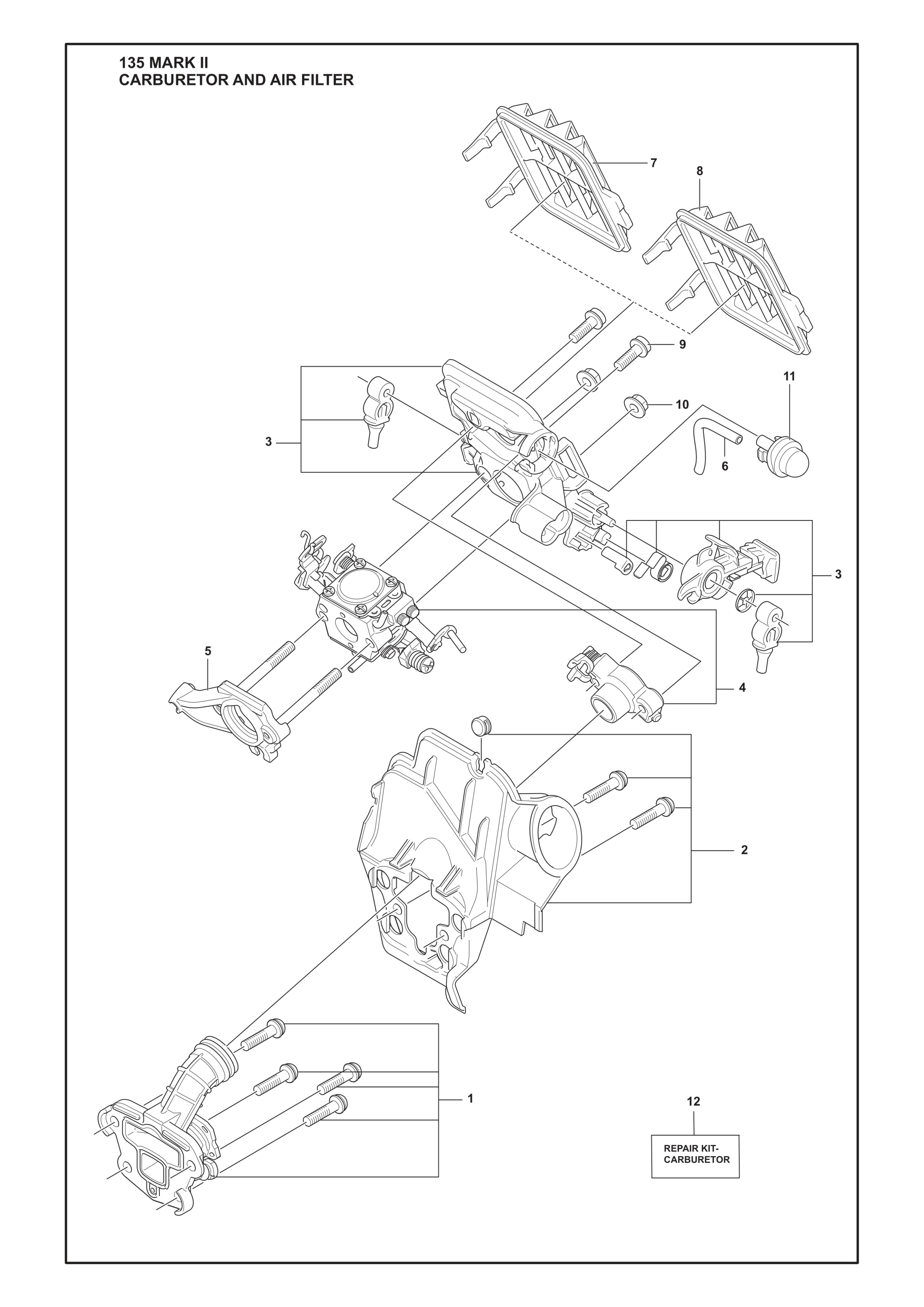 CARBURATEUR ET FILTRE À AIR