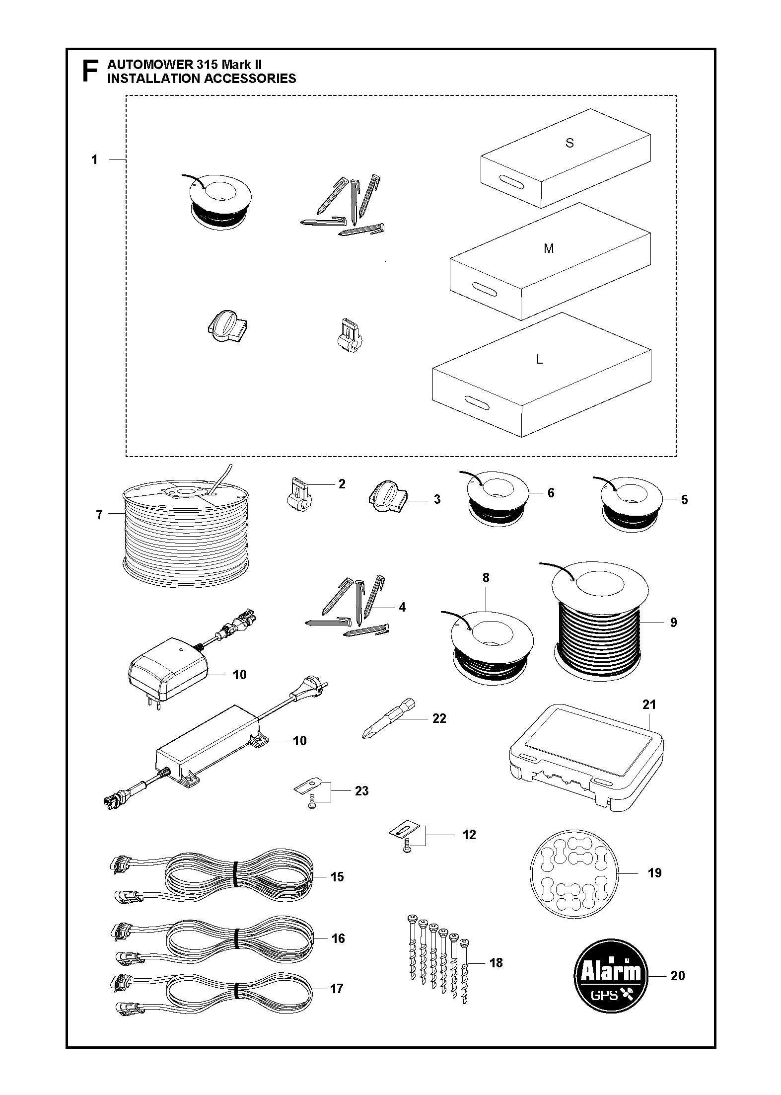 ACCESSOIRES D’INSTALLATION